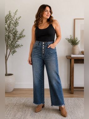 Judy Blue Straight Leg Denim Jeans